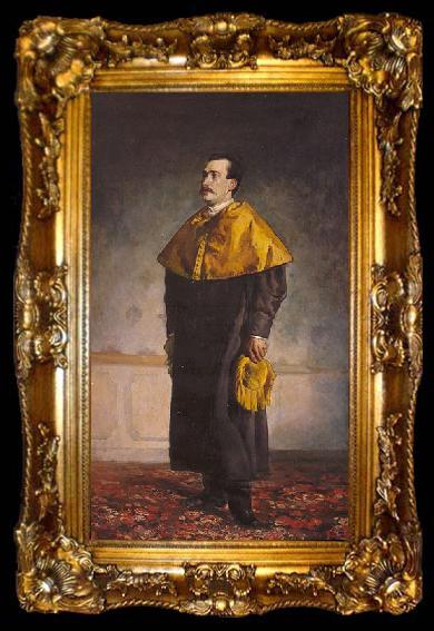 framed  Antonio Cortina Farinos Retrato de cuerpo entero del Dr D, ta009-2